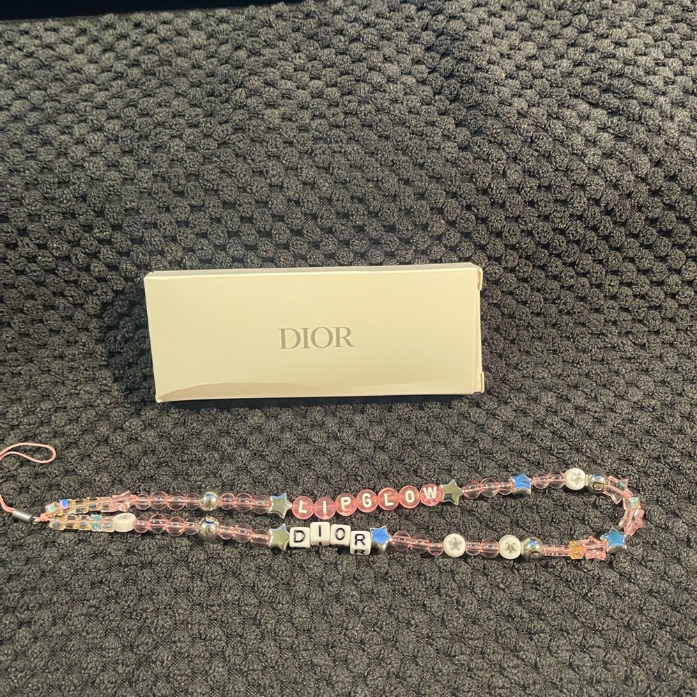 Dior Multicolor Beaded phone charm. - Picture 2 of 2